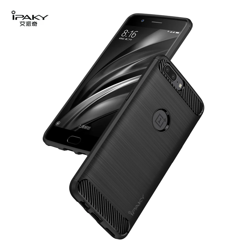 Original iPaky Cover for Oneplus 5 Case Soft TPU Silicone Phone One Plus Five Back Shockproof |