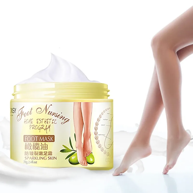 70g Olive Oil Anti Cracking Repair Foot Skin Foot Cream Exfoliating
