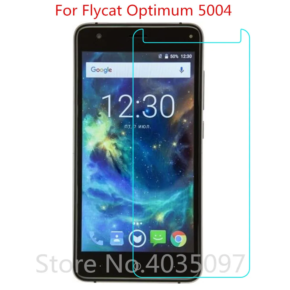 

2pcs For Flycat Optimum 5004 Tempered Glass Protective Glass Film Explosion-proof For Flycat Optimum 5004 Screen Protector
