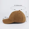 Casquette de Baseball en Faux daim de couleur Pure, pour papa, Snapback ajustable, accessoire de Sport de loisirs pour hommes et femmes ► Photo 2/6