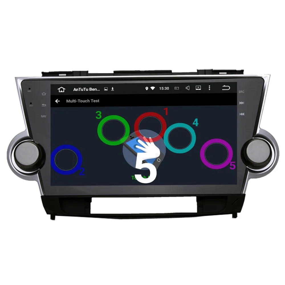 10 2 Quad core Android 5 1 1 Car GPS navi for Toyota Highlander 2009 2012