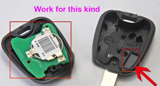 Citreon C2 206 Modified key case 2 Button (14)