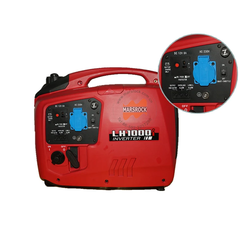1KW 52cc 3.8L 120V or 230V Portable inverter gas generator overload and low oil alarm Steady output & Low Noise & Light weight 1KW 52cc 3.8L 120V or 230V Portable inverter gas generator overload and low oil alarm Steady output & Low Noise & Light weight