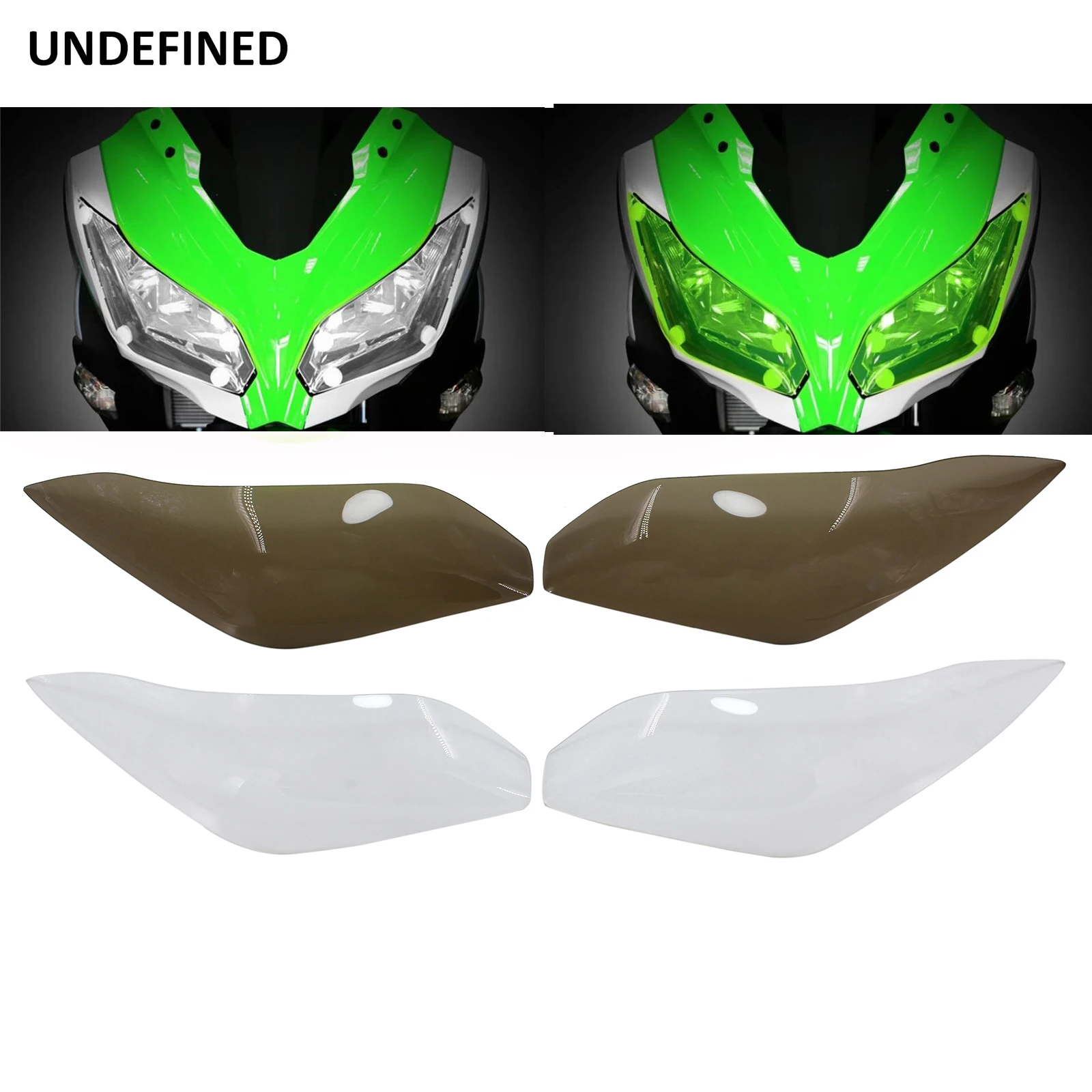 Защитная крышка для передней фары мотоцикла пленка экрана Kawasaki Ninja250 Ninja300 Ninja 250 300