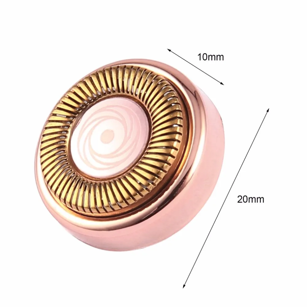 Женский Электрический эпилятор для лица, сменные головки для удаления волос, бритва, депилятор для лица, губная помада, запчасти для бритья