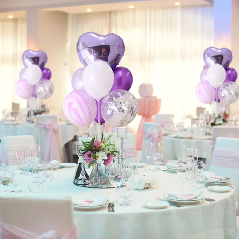

7 Tubes Balloon Column Base Birthday Party Decorations Kids Adult Birthday Balloons Stick Wedding Balloons Stand Holder Favors