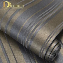 Современные 3d геометрические полосатые обои блестящая виниловая бумага для декора стен белый коричневый черный бежевый украшение дома настенные покрытия