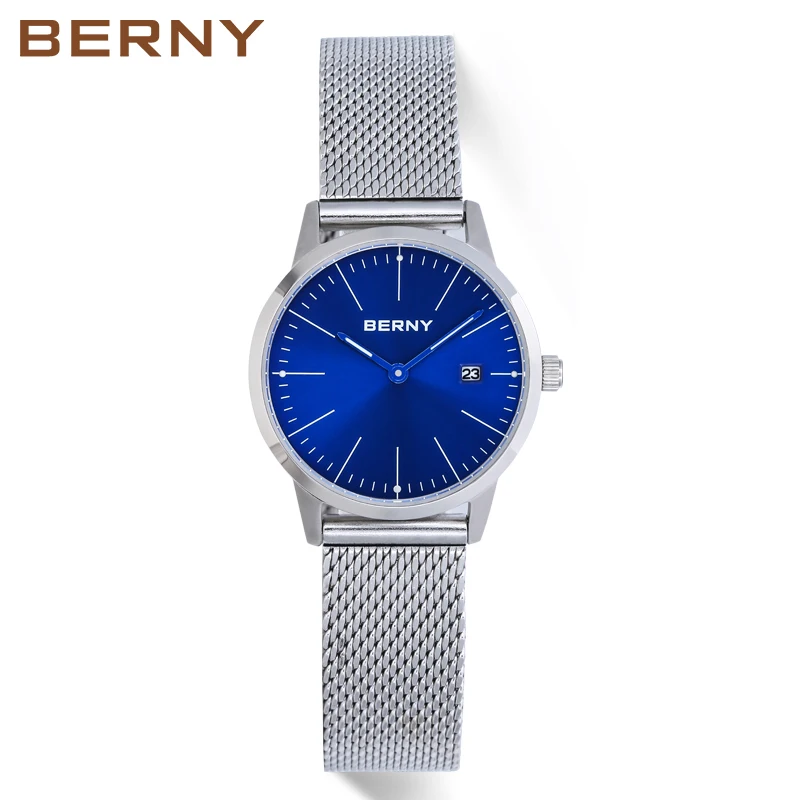 

Berny Women Watch Quartz Lady Watches Fashion Top Brand Luxury Relogio Saat Montre Horloge Feminino Bayan Femme JAPAN MOVEMENT