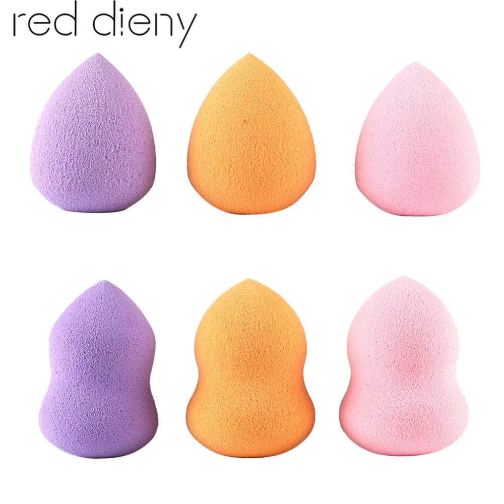 6Pcs Mini Makeup Foundation Sponge Puffs Flawless Powder Liquid Cream