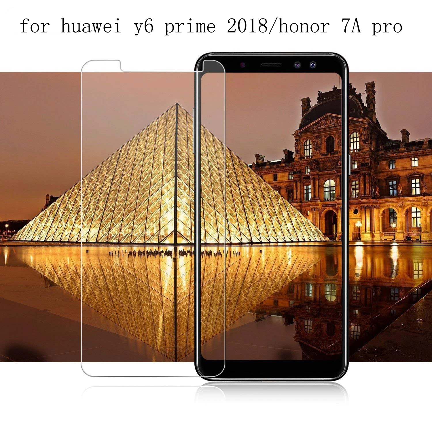 

Premium HD Protective Film for Huawei Y6 Prime 2018 Front LCD Screen Protector for Huawei Honor 7A Pro Tempered Glass Film Sim