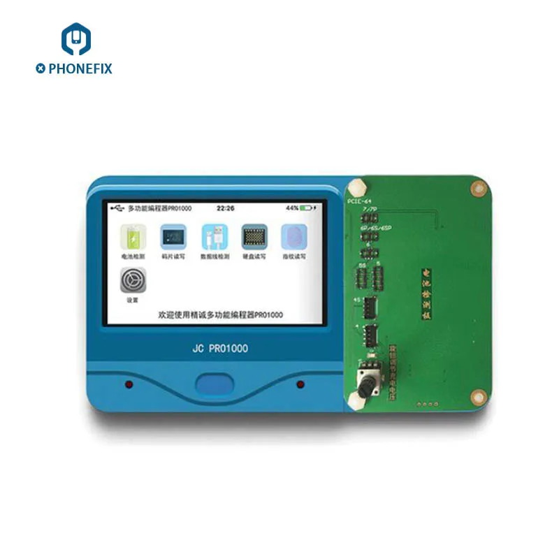 

PHONEFIX JC Pro1000S USB Cable Genuine Fake Tester Headphone Cable Battery Performance Diagnostic Tester for iPhone