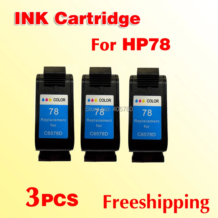 3x FOR HP78 INK cartridge compatible for hp 78 C6578D DESKJET 920C 930C 932C 935C 940C