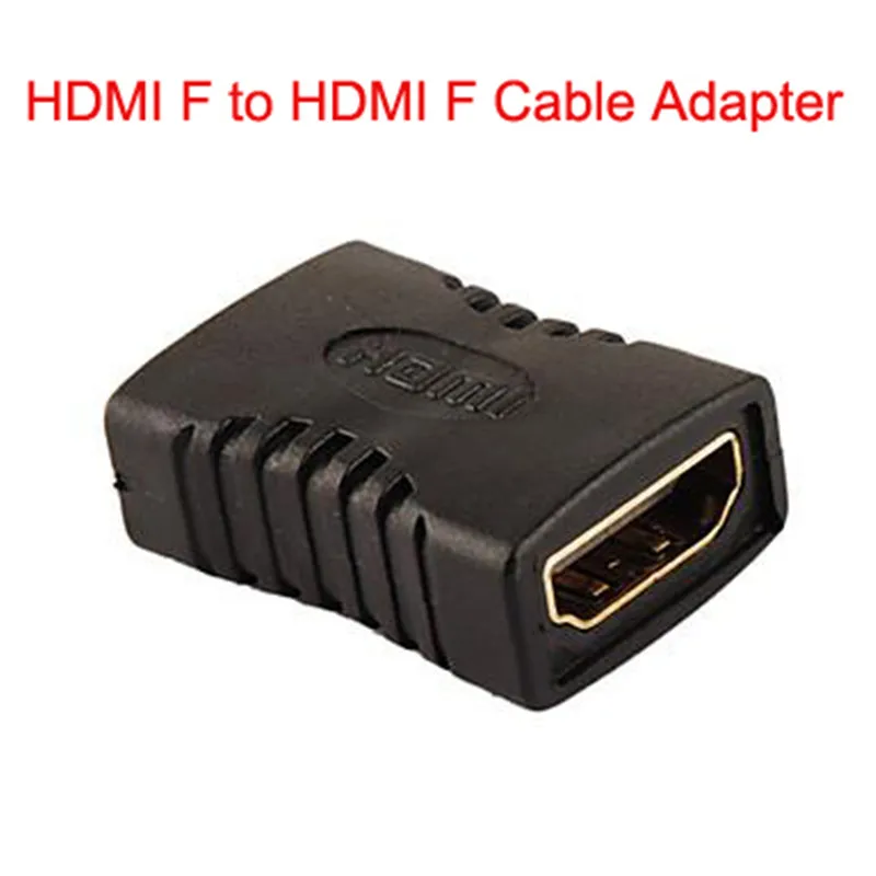 

500pcs V1.4 HDMI Female to Female F/F Coupler Extender Adapter Plug for HDTV HDCP 1080P HDMI Cable Extension Connector Converter