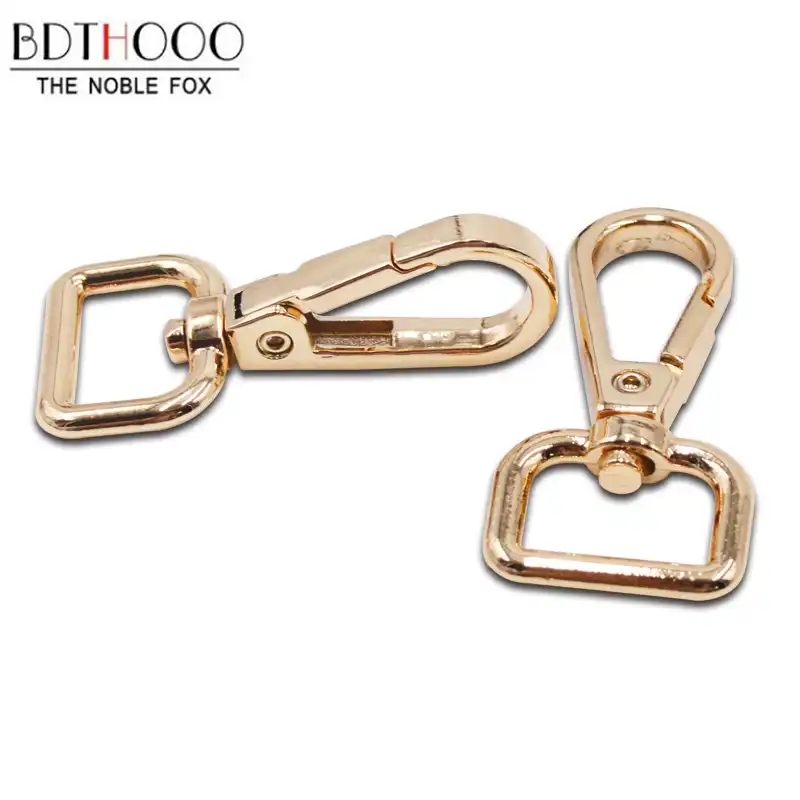 Metal Clasps Clips Hook DIY Handbag Bag Purse Hardware Spring Opening