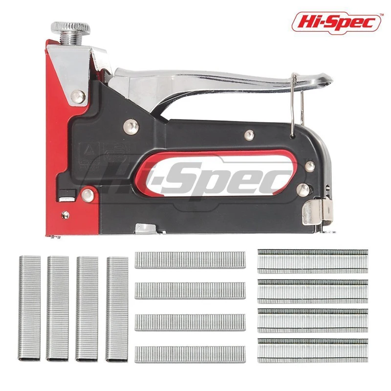 

Hi-Spec 2 In 1 Heavy Duty Manual Stapler Nail Gun Grapadora Uphostery Tacker Furniture Stapler Grampeador Carpinteria Agrafeuse