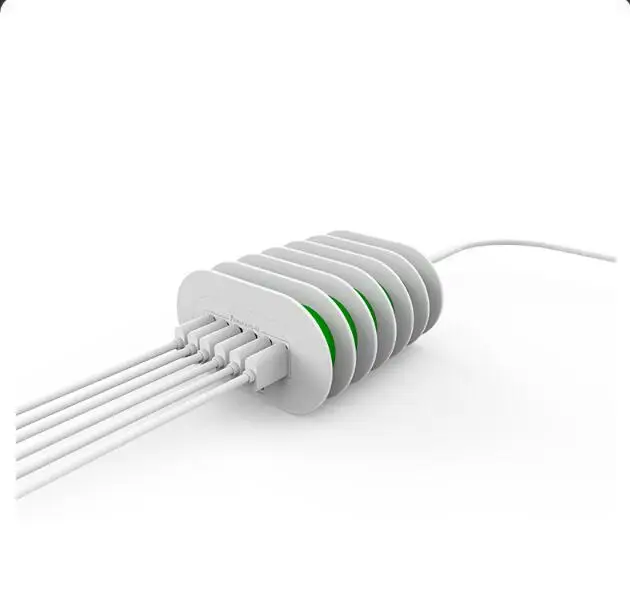 Многопортовая зарядная станция LDNIO A6702 с 6 USB умное Адаптивное настольное