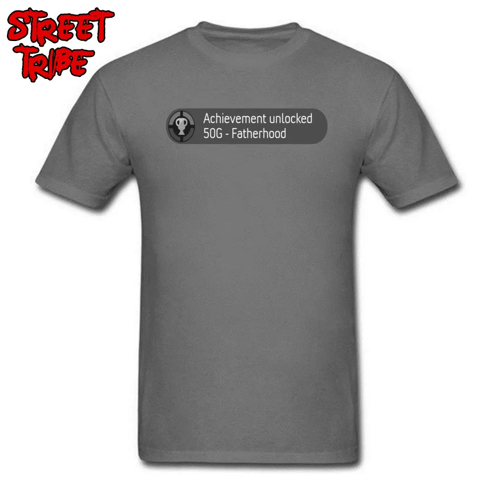 

Prevailing Men T Shirts Fatherhood Achievement Top Tee All Cotton Funny T-shirt O-Neck Short Sleeve Tops & Tees Slim Fit Tshirt