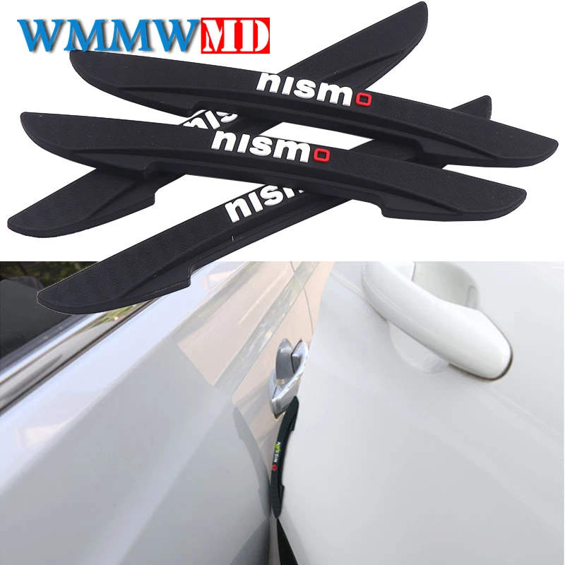 

4pcs/Lot Car Nismo Sticker Door Protector Side Edge Protection Guards Stickers Car Styling for Nissan Qashqai X-trail Juke Sunny