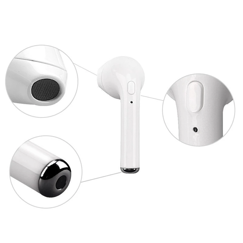 I7 i7s TWS Беспроводные Bluetooth 5,0 наушники-вкладыши наушники гарнитура с микрофоном для телефона iPhone Xiaomi samsung huawei LG