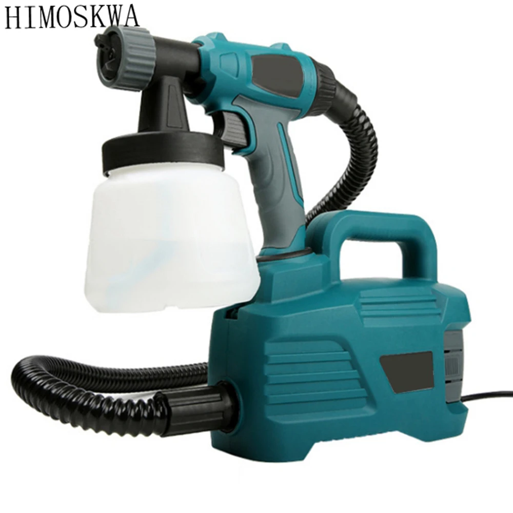 HIMOSKWA 2,5 мм 800 Вт съемный Электрический пульверизатор высокого давления Распылительная насадка Регулируемый Тип управления поток латексной краски пистолет
