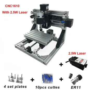 

CNC Laser Engraving Machine 2.5W ER11 GRBL for Wood PCB PVC Mini CNC Router Diy CNC1610 Wood Routers Shipping to Russia