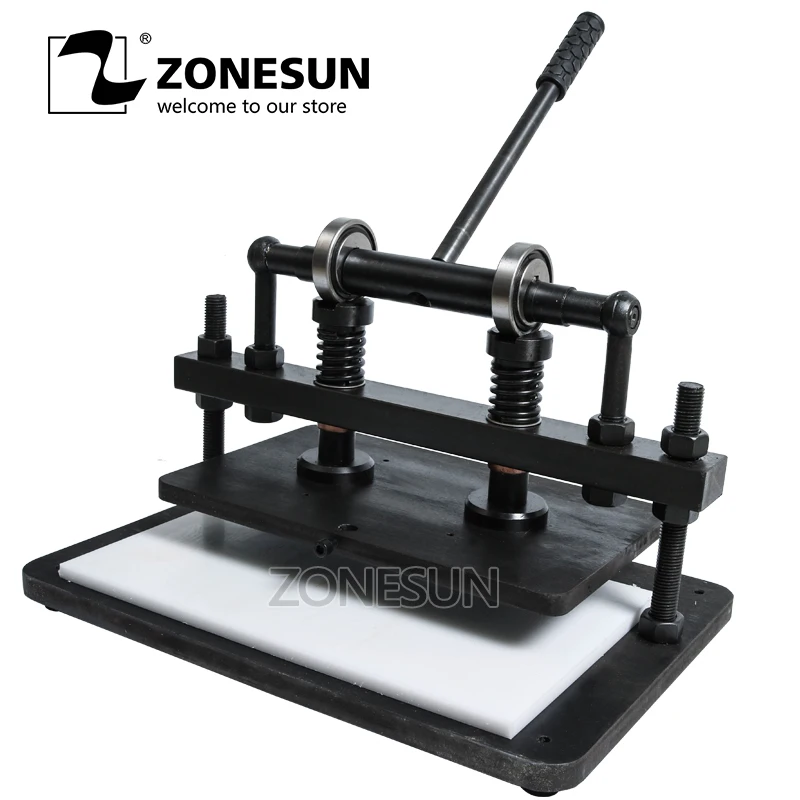 ZONESUN 3622 см Сделай Сам Рюкзак Сумка ручная машина для высечки кожи фотобумага