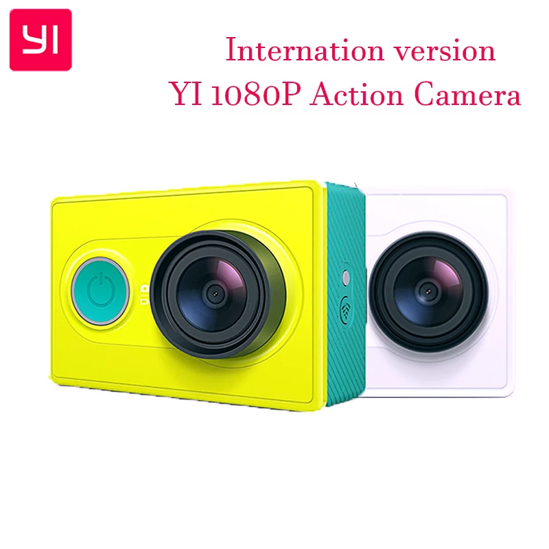 Оригинальная Спортивная камера Xiaomi YI WiFi 3D шумоподавление 16MP 60FPS Ambarella экшн