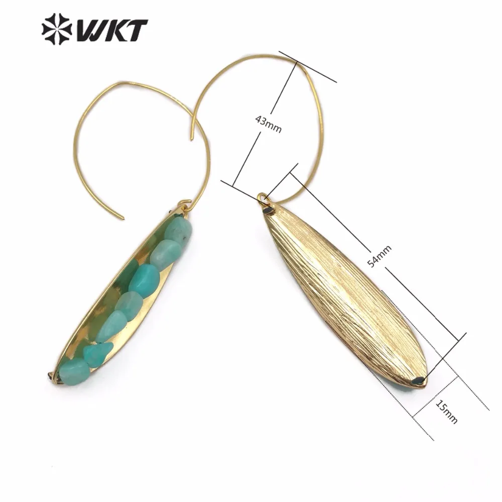 WT E507 полуоткрытые металлические круглые серьги с пряжкой разноцветными