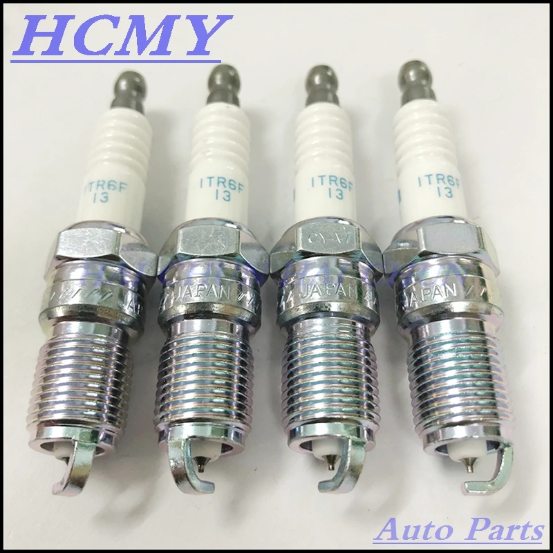 

4pieces/lot Iridium spark plugs L3Y4-18-110 ITR6F-13 FOR MAZDA 3 6 FIESTA FOCUS MONDEO VOLVO S40 V40 C30