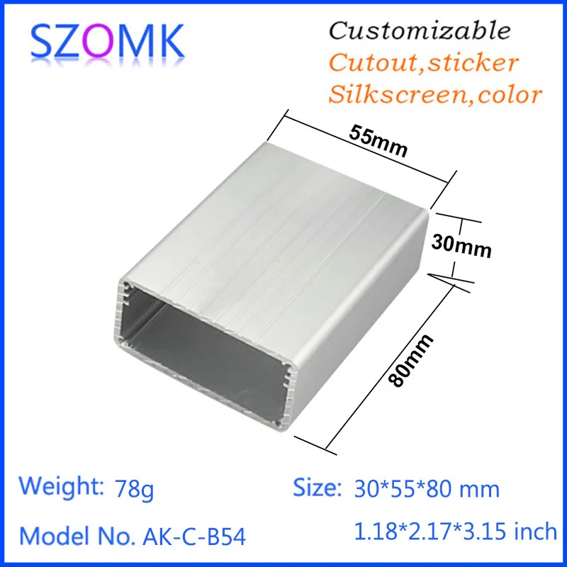 aluminum extrusion case szomk aluminum project box electronics enclosure for pcb aluminum amplifier housing box extruded junction box aluminum diy box pcb control enclosure electrical gps tracker outlet boxes (2).jpg