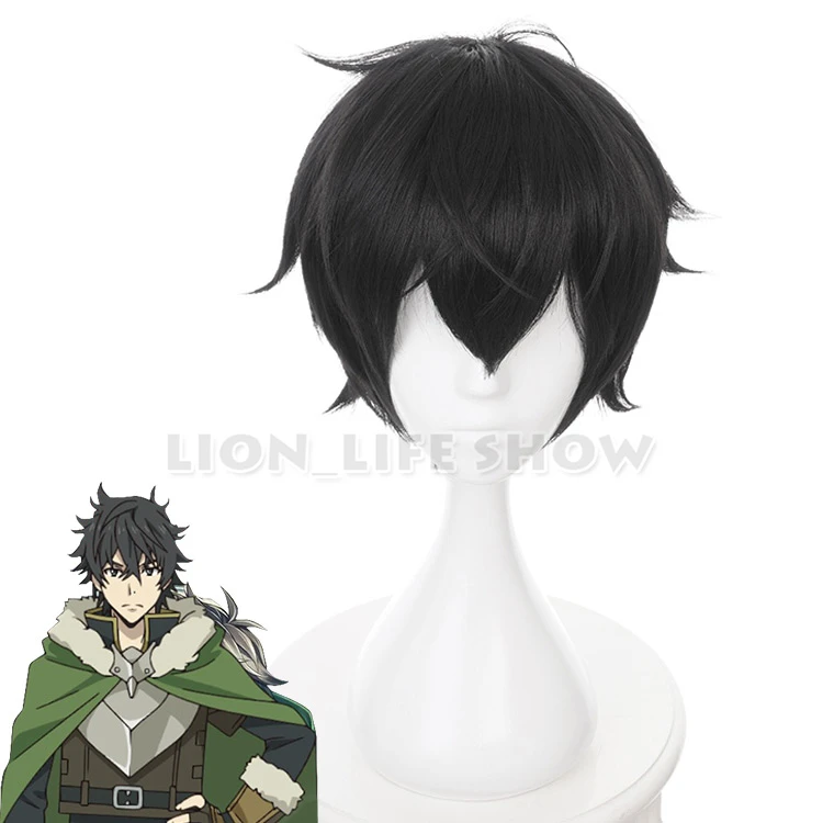 

The Rising of the Shield Hero Naofumi Iwatani Cosplay Wig Black Short Hair Wig