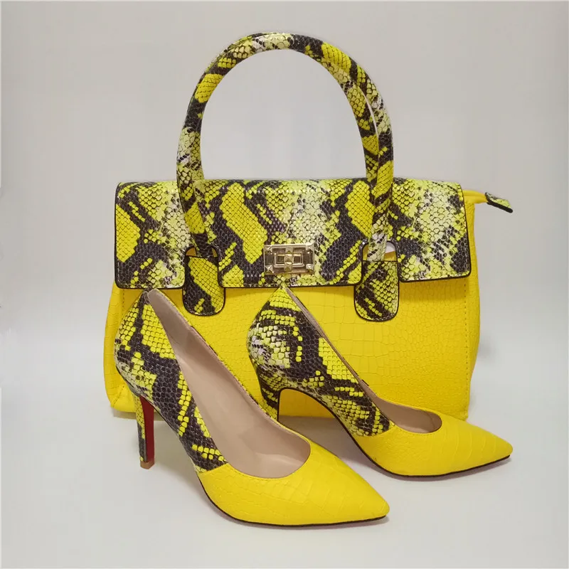 Желтая Женская сумочка; обувь из смешанной кожи; мягкая обувь хорошего качества с большой сумкой; Лидер продаж! Большие размеры 36-43, WENZHAN A93-19 - Цвет: yellow-1