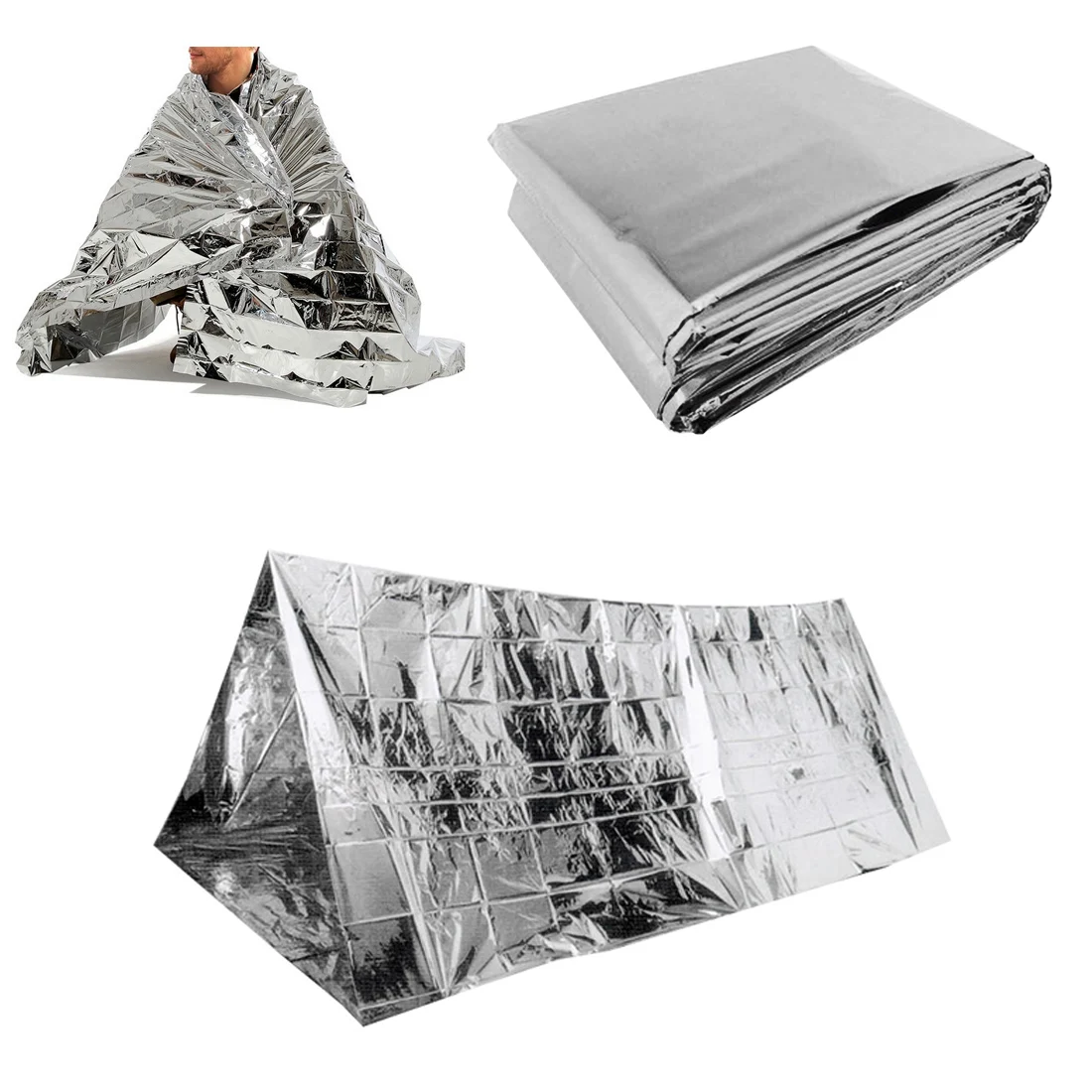 New Outdoor Camping Waterproof Emergency Survival Rescue Blanket Foil