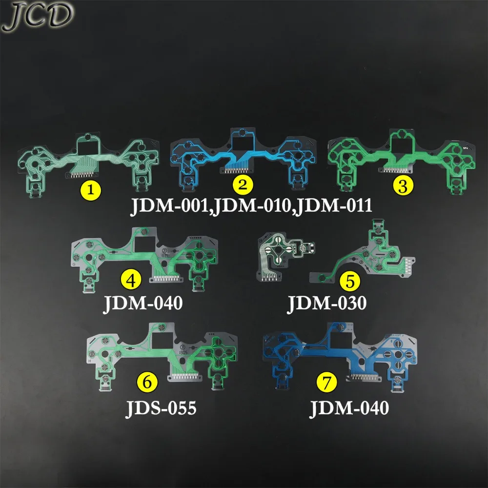 

JCD For PlayStation 4 PS4 Slim pro controller conductive film flex cable for ps4 Pro joystick repair part JDS 055 JDM 040 030