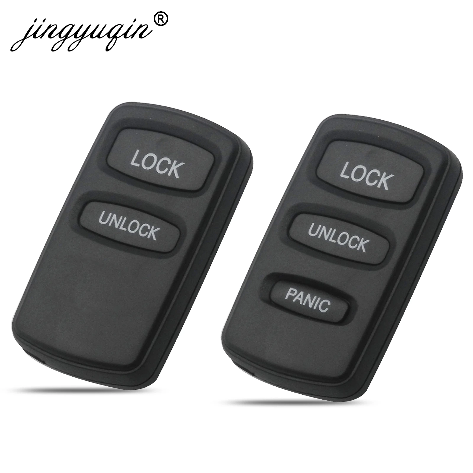 

jingyuqin 10pcs/lot 2/3 Button Remote Control Key Shell Case For Mitsubishi Lancer Outlander Pajero V73 Galant Fob Key Cover