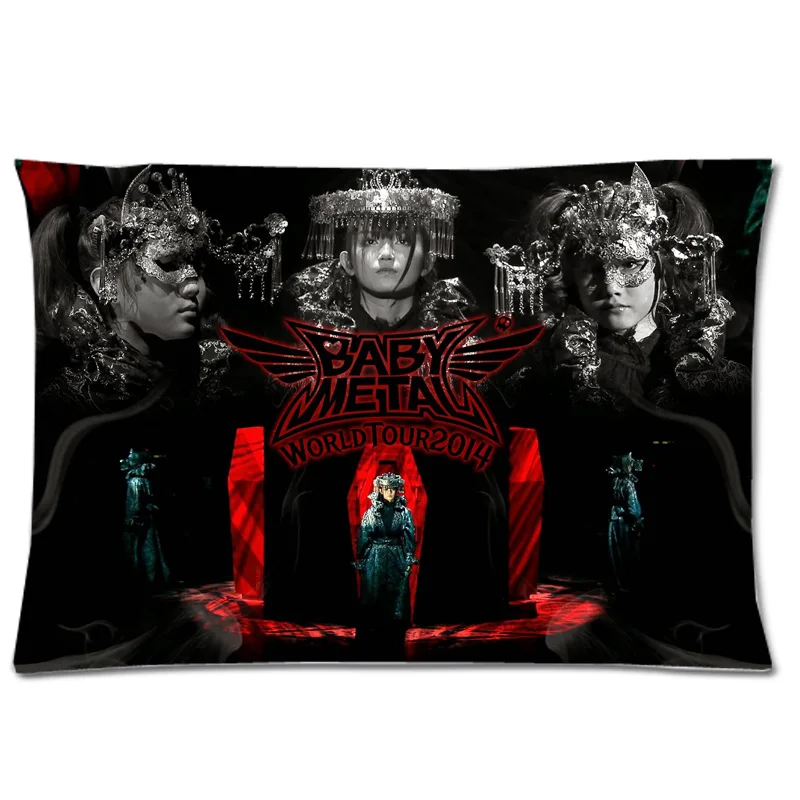 BABYMETAL Двусторонняя наволочка индивидуальная Подушка с принтом Прямоугольная