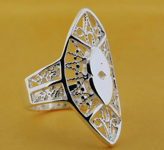 R208 Size:6,7,8,9 Silver plated ring, silver fashion jewelry ring fashion ring photo