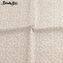 Booksew хлопок саржа бежевый с цветочным принтом стиль текстиль стеганая ткань краситель ткани ткань для поделок детское лоскутное шитье Tecido