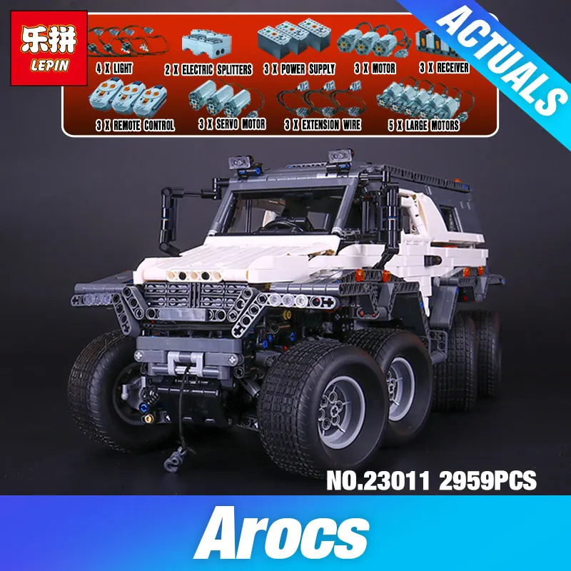 

DHL 23011 2959pcs Technic Series Off-road vehicle Model Building Set Block Educational self-Locking Bricks Toys 5360 Gifts