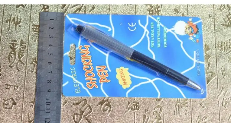 2018 Electric Shock Pen Toy Utility Gadget Gag Joke Funny Prank Trick Novelty Friend's Best Gift Free Shipping xd