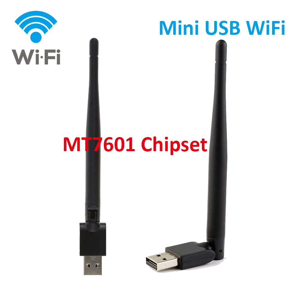 Мини MT7601 USB WiFi беспроводной с антенной LAN адаптер для цифрового спутникового приемника GTMEDIA V7S V8 Super NOVA V9 и т.