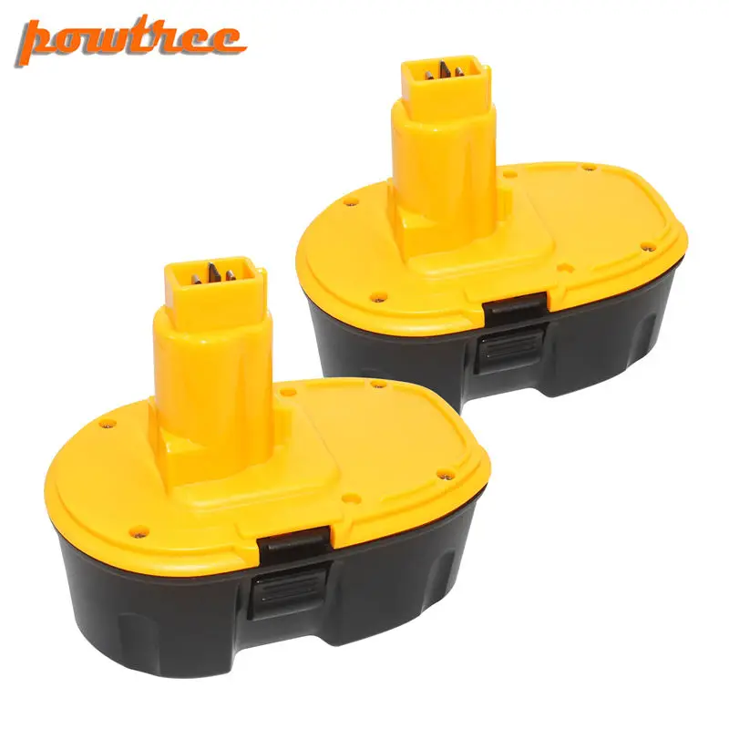 Powtree 18V 3.0Ah Ni-MH Power Tool for Dewalt DC9096 DE9039 DE9095 DW9098 DE9503 DW9096 Replacement
