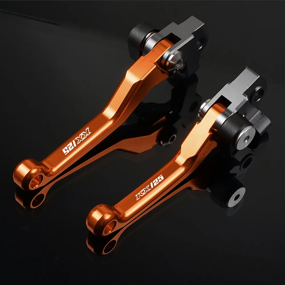 Motorcycle Accessories Dirt bike brakes Motorcycle Brake Clutch Levers FOR KAWASAKI KX125 KX 125 2000 20001 2002 2003 2004 2005 - Цвет: ORANGE