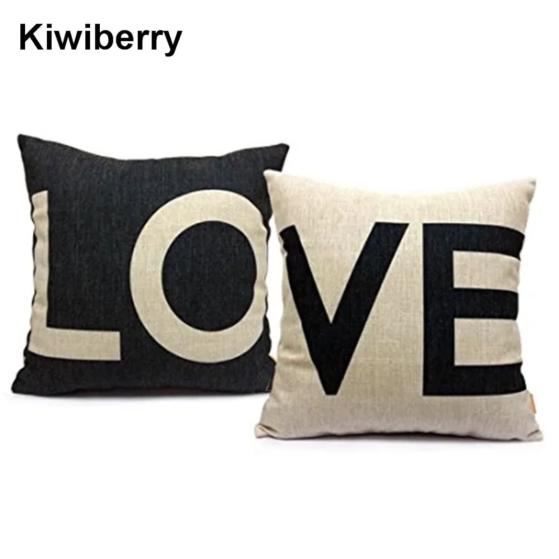 

Fashion Modern LOVE Cushion Cover For Sofa Sequin Pillow Decorative Spring Pillow Covers Cojines Decorativos Para Sof