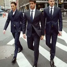 3 предмета(куртка+ брюки+ галстук) с отворотом на двух пуговицах модные мужские костюмы клевый костюм Homme приталенный костюм брендовая одежда блейзер для мужчин