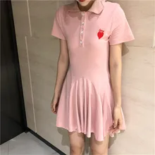 Теннисное Спортивное платье для девочек темпераментное тонкое длинное платье для занятий спортом на открытом воздухе летнее милое короткое платье для тенниса