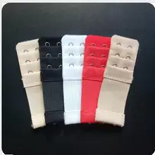 2 шт./3 ряда 2 крючок из нержавеющей стали Стрейч Бюстгальтер удлинитель для белья удлинитель пряжки Регулируемый женский бюстгальтер задняя пряжка