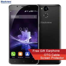Blackview P2 Оперативная память 4 ГБ + Встроенная память 64 ГБ 6000 мАч Батарея идентификации отпечатков пальцев 5.5 ”Android 6.0 MTK6750T Octa core до 1.5 ГГц 4 г