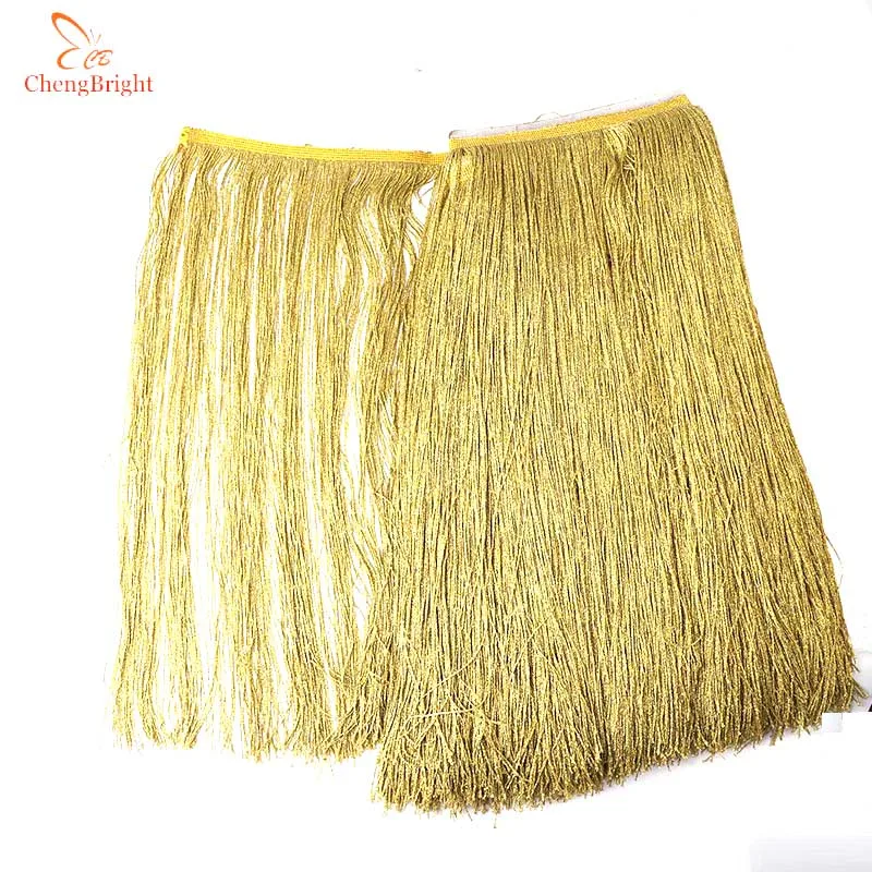 

Beautiful 2Yards Gold Fringe Trim Tassel Fringe Trimming Latin Dress Curtain Home Accessories 20-100CM Wide Lace Ribbon Tassel