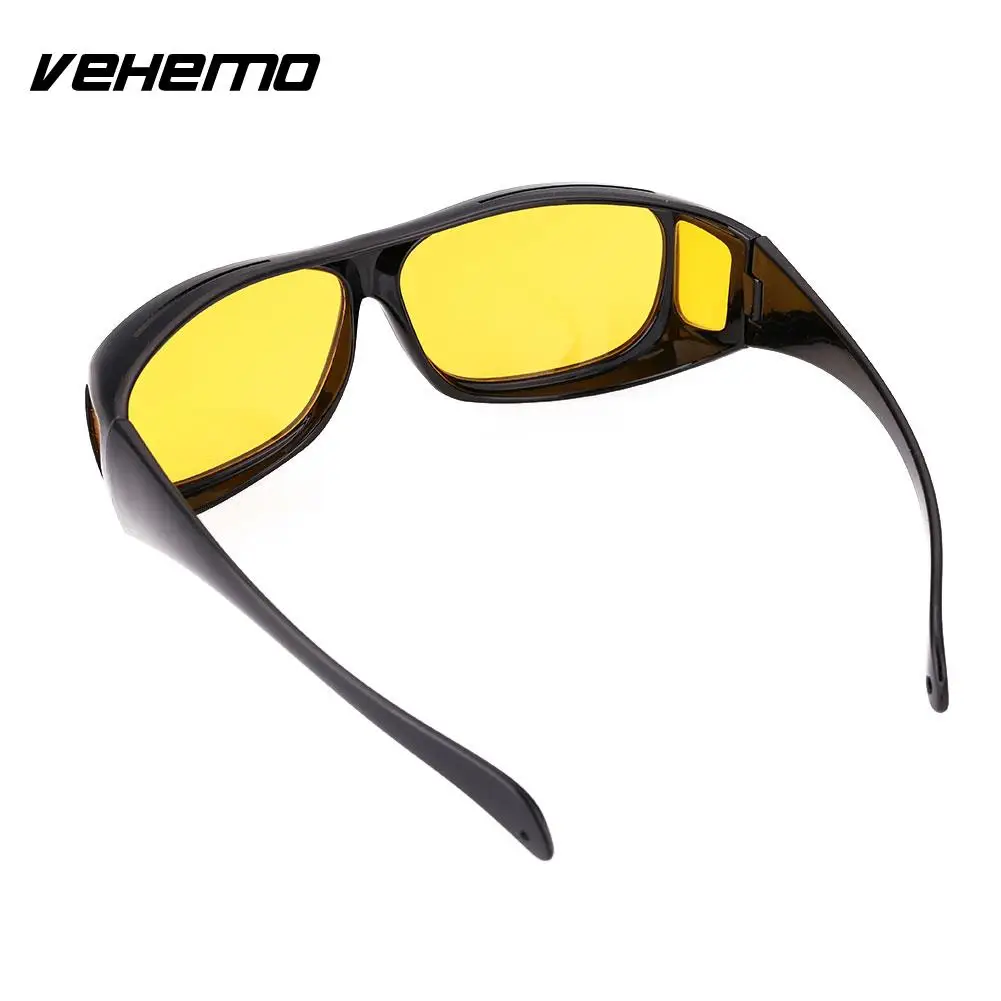 Vehemo Unisex HD Yellow Lenses Sunglasses Men Women Sunglasses Night Vision Goggles Car Driving Driver Glasses Eyewear UV 400 Vehemo Unisex HD Yellow Lenses Sunglasses Men Women Sunglasses Night Vision Goggles Car Driving Driver Glasses Eyewear UV 400